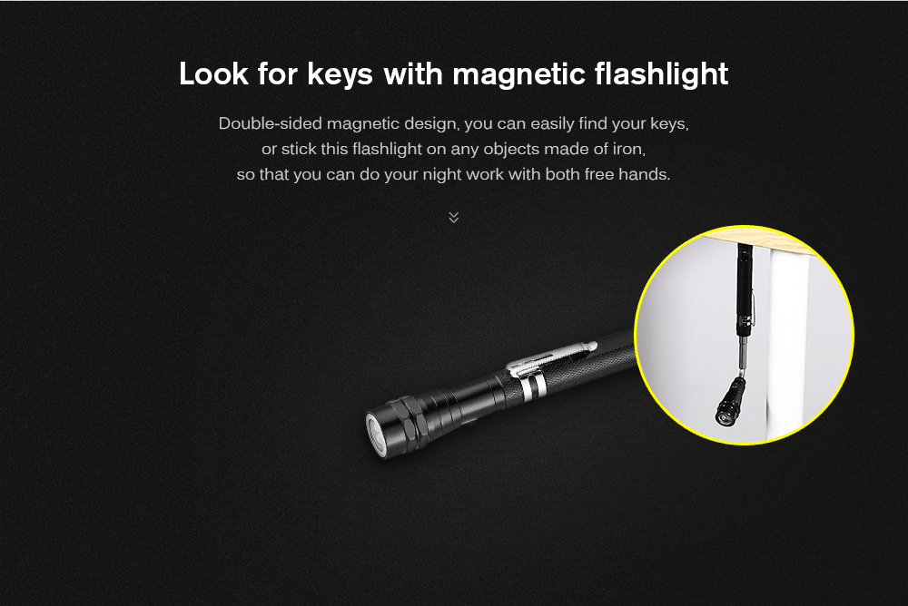 200LM Single Modes Flexible LED Multifunctional Flashlight for Camping / Hiking / Cycling ( 4 x LR44 Battery )